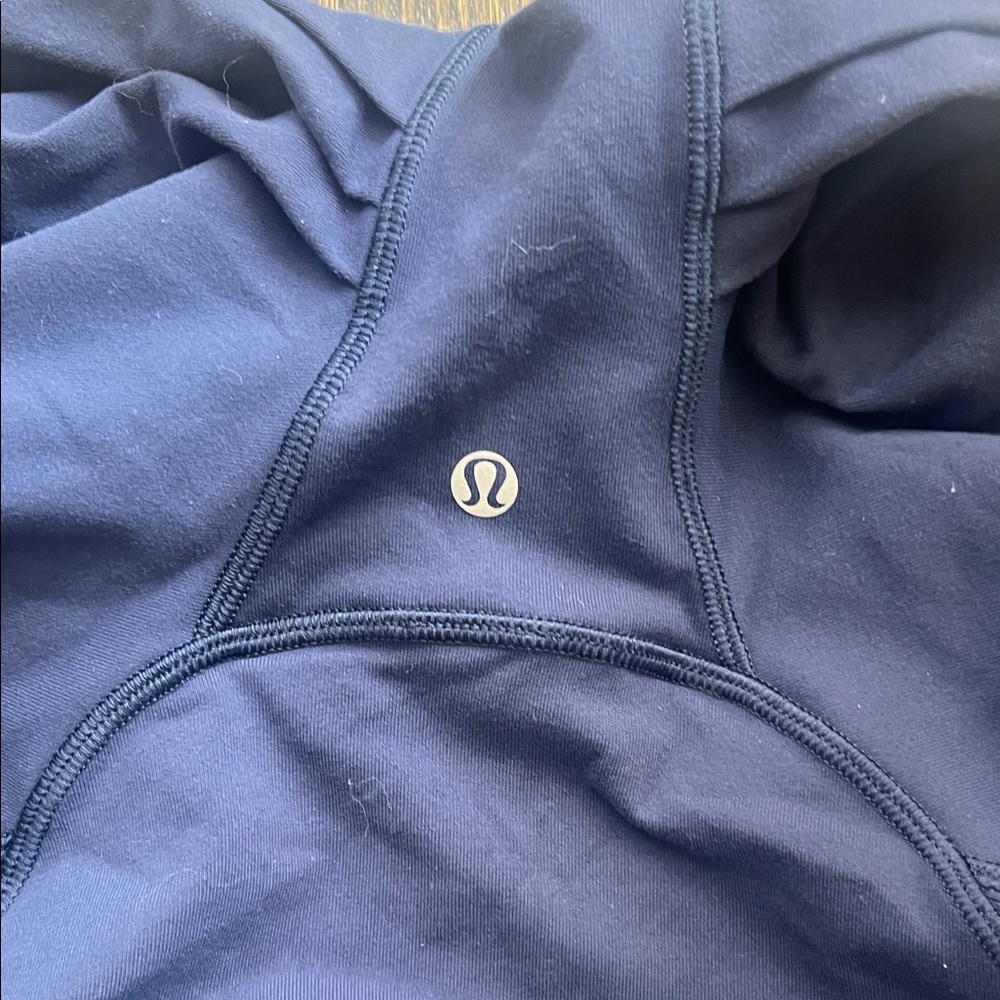 Lululemon Bhakti Yoga Jacket 8 Navy Asymmetrical Active Athleisure Athletic - Picture 6 of 6